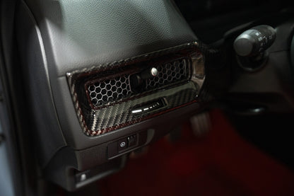 OLM LE Carbon Fiber Interior Dash Cover (2pc) - 2022+ FL Honda Civic  / FL5 Type R - Graveyard Performance