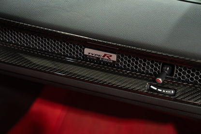 OLM LE Carbon Fiber Interior Dash Cover (2pc) - 2022+ FL Honda Civic  / FL5 Type R - Graveyard Performance