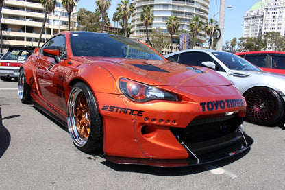 Carbon Fiber Front Wind Splitter-Scion FR-S/ Subaru BRZ RB Version 2 2013-2016