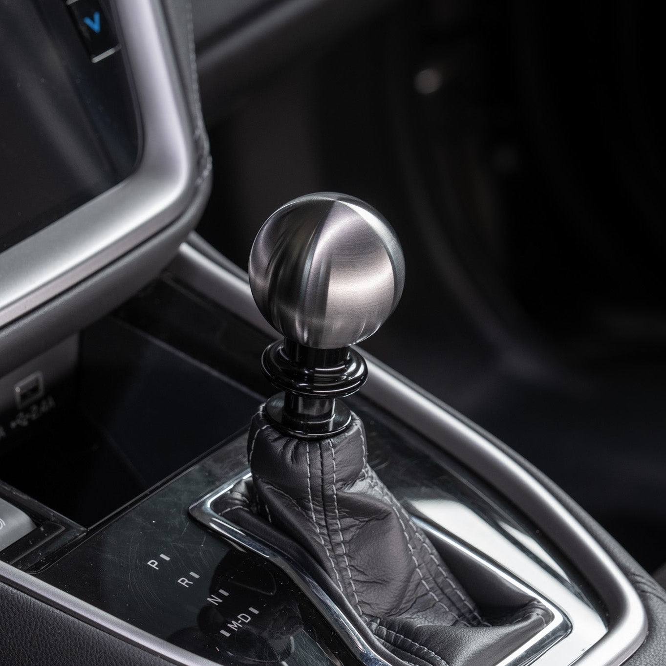 Billetworkz Automatic Shifter - Titanium Brushed - Fits Subaru CVT: WRX (2022+), Crosstrek (2024), Forester (2025+), Impreza (2024), Legacy/Outback (2015+)