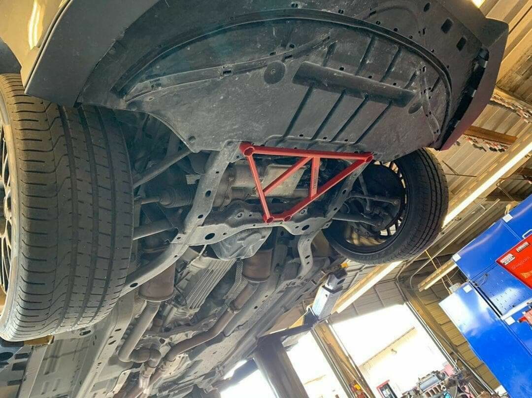 Ford Mustang S550 (2015-2022) Crossmember Brace AKA The Crowd Controller - Graveyard Performance