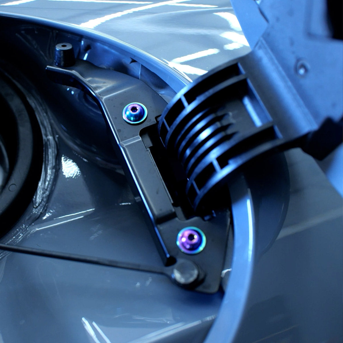 Titanium Hardware Fuel Door Kit - 2023+ Nissan Z - Graveyard Performance