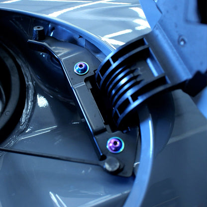 Titanium Hardware Fuel Door Kit - 2023+ Nissan Z - Graveyard Performance