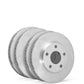 R1 Concepts E-Line Blank Brake Rotor & Drum Set, 2012-2018 Ford/Lincoln/Mercury/Mazda, Position: Front & Rear with  Optimum Oep pads
