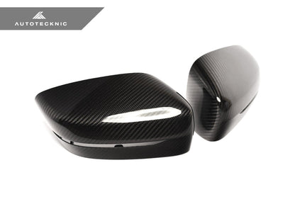 AutoTecknic Replacement Version II Dry Carbon Mirror Covers - G30 5-Series | G32 6-Series GT | G11 7-Series - Graveyard Performance