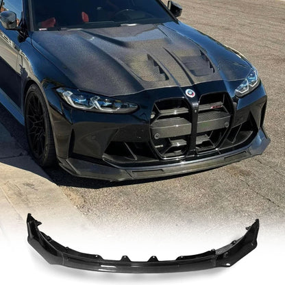 V Style Front Lip For BMW G80 M3, G82 M4, G83 M4 - Carbon Fiber - Graveyard Performance