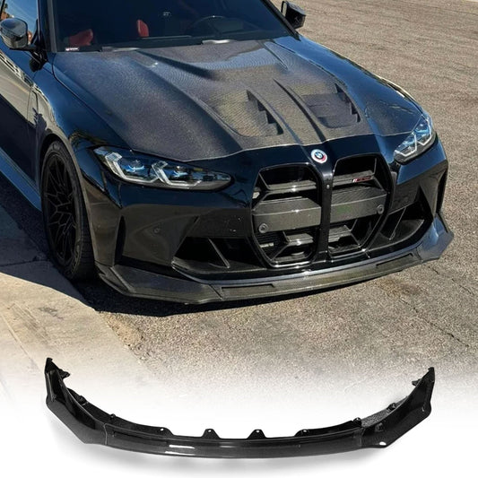 V Style Front Lip For BMW G80 M3, G82 M4, G83 M4 - Carbon Fiber - Graveyard Performance