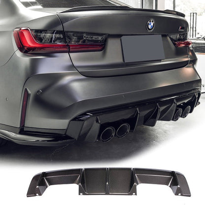 Carbon Fiber Rear Diffuser - BMW G80 M3 & G82/G83 M4 - Graveyard Performance