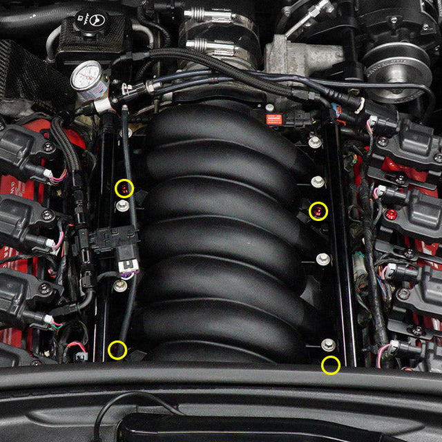 Titanium Hardware Fuel Rail Kit - LS Engine - Graveyard Performance