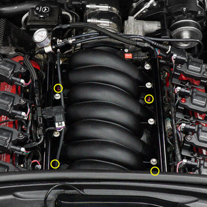 Titanium Hardware Fuel Rail Kit - LS Engine - Graveyard Performance