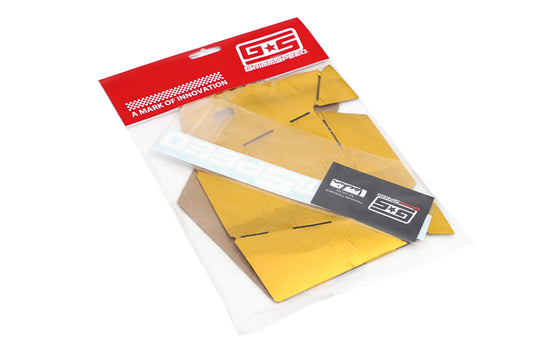 GrimmSpeed Turbo Heat Shield Reflect-A-Gold Foil Direct Fit for  V2 Heat Shield - Graveyard Performance