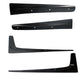 Stillen Nissan GT-R Mud Flap Kit Front & Rear For 09-12 Nissan GT-R