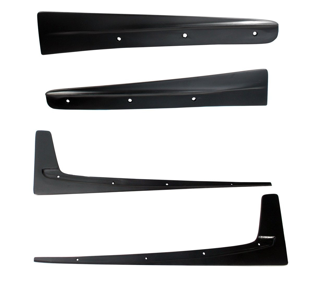 Stillen Nissan GT-R Mud Flap Kit Front & Rear For 09-12 Nissan GT-R