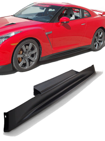 Stillen Nissan GT-R R35 Aero Side Skirts Polyurethane For 09-15 Nissan GT-R