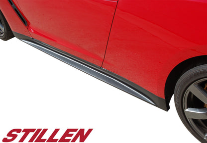 Stillen Nissan GT-R R35 Aero Side Skirts Polyurethane For 09-15 Nissan GT-R