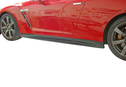 Stillen Nissan GT-R R35 Aero Side Skirts Polyurethane For 09-15 Nissan GT-R