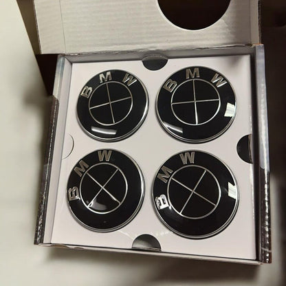 Genuine OEM BMW Floating Wheel Center Caps (Set of 4) - 5x120/ 5x112 - Graveyard Performance