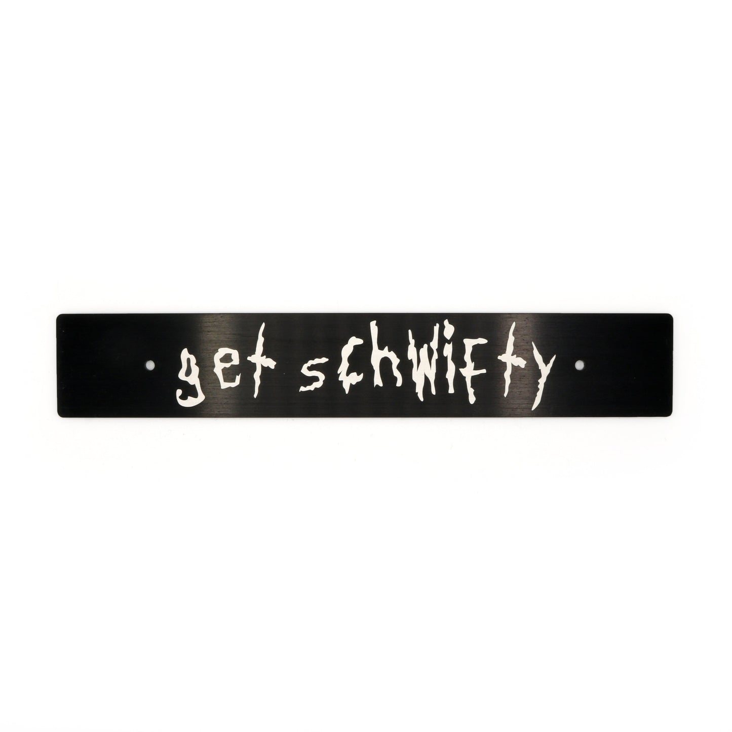 Billetworkz "Get Schwifty" License Plate Delete - Graveyard Performance
