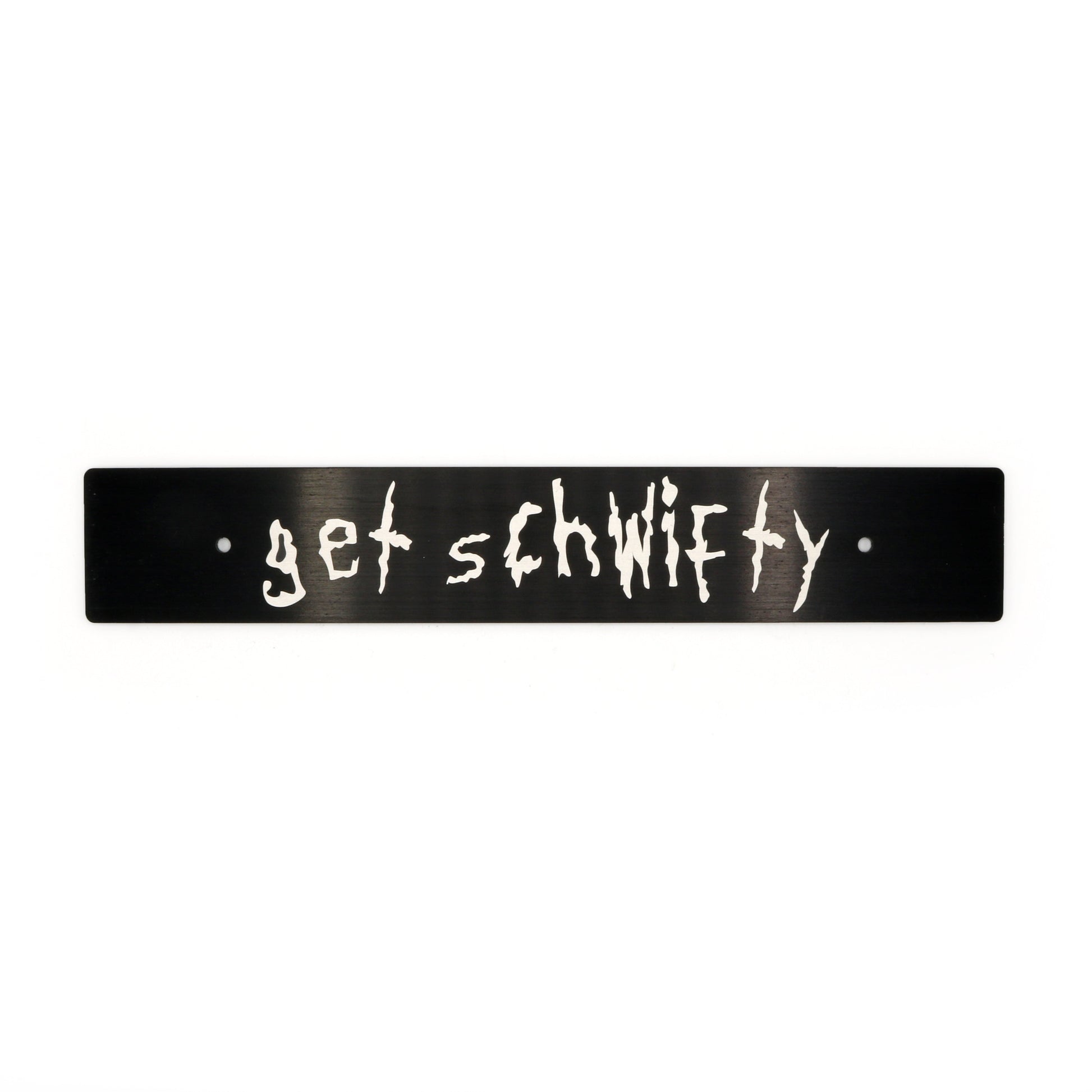 Billetworkz "Get Schwifty" License Plate Delete - Graveyard Performance