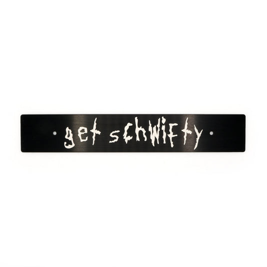 Billetworkz "Get Schwifty" License Plate Delete - Graveyard Performance