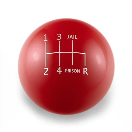 Billetworkz Weighted Shift Knob - 6 Speed Jail-Prison Engraving for Subaru - Graveyard Performance