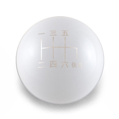Billetworkz Weighted Shift Knob - 6-Speed Japanese Engraving for Subaru - Graveyard Performance