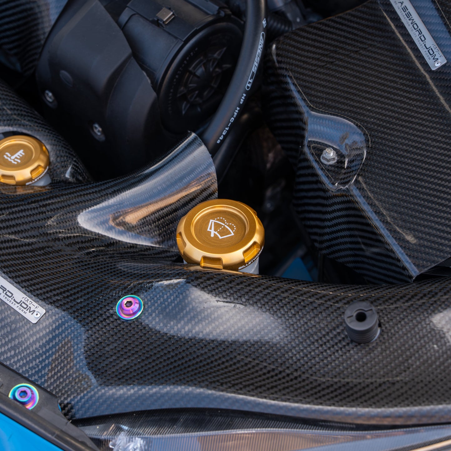 Billetworkz Engine Bay Caps - Subaru WRX 2015-2021 & 2022+