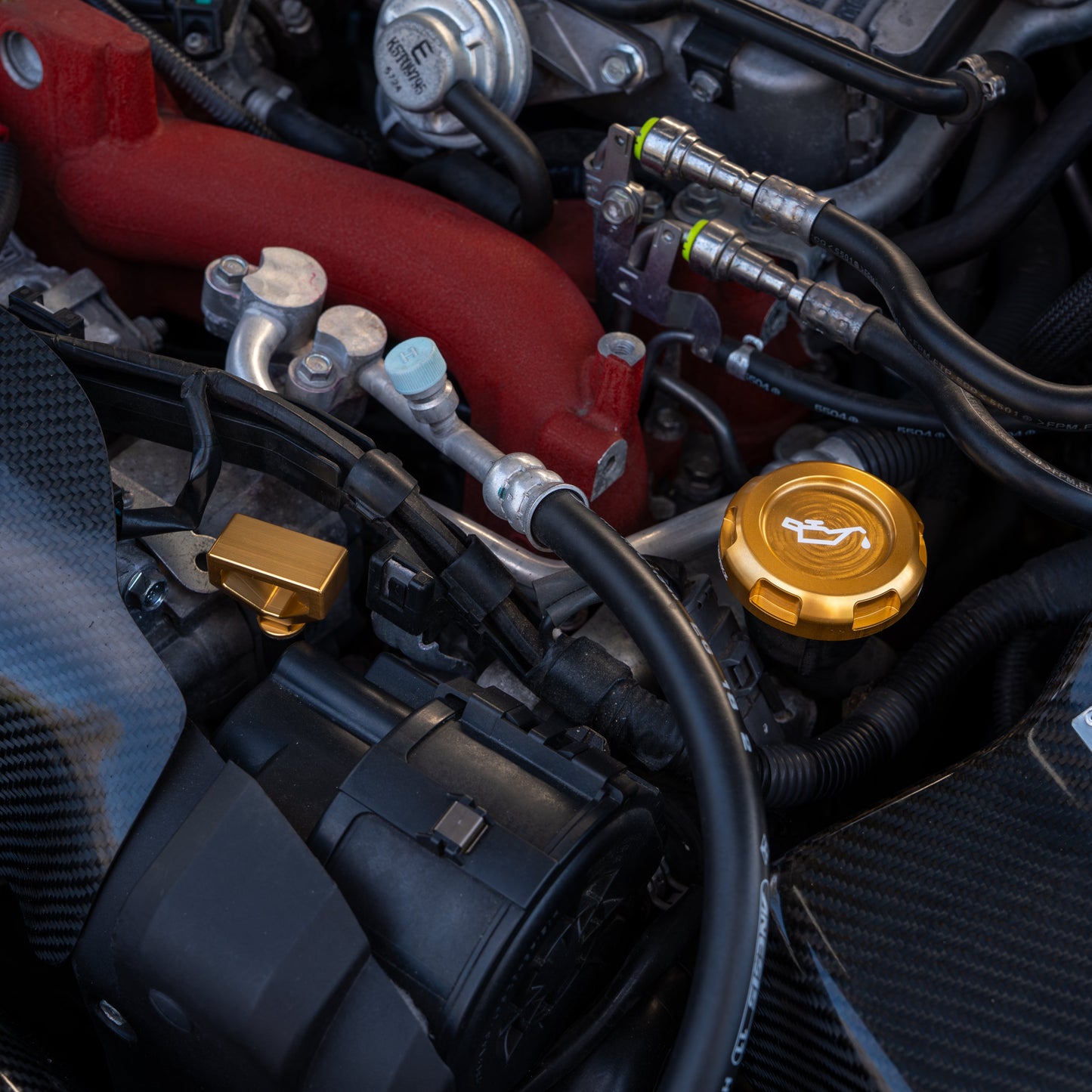 Billetworkz Engine Bay Caps - Subaru WRX 2015-2021 & 2022+