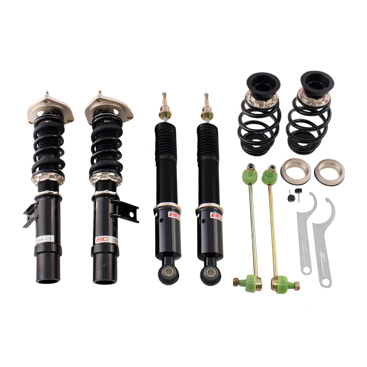 BC Racing Coilovers 10-14 Volkswagen Golf / 10-13 Volkswagen Jetta (MK6 - 54.5mm Front Strut) (Extreme Low)