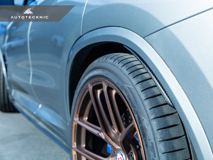AutoTecknic Carbon Fiber Rear Splash Guards - F97 X3M | G01 X3 - Graveyard Performance