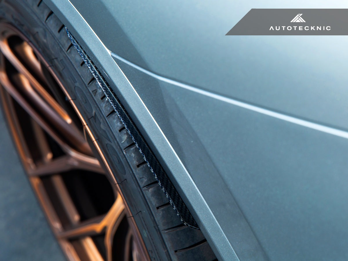 AutoTecknic Carbon Fiber Rear Splash Guards - F97 X3M | G01 X3 - Graveyard Performance