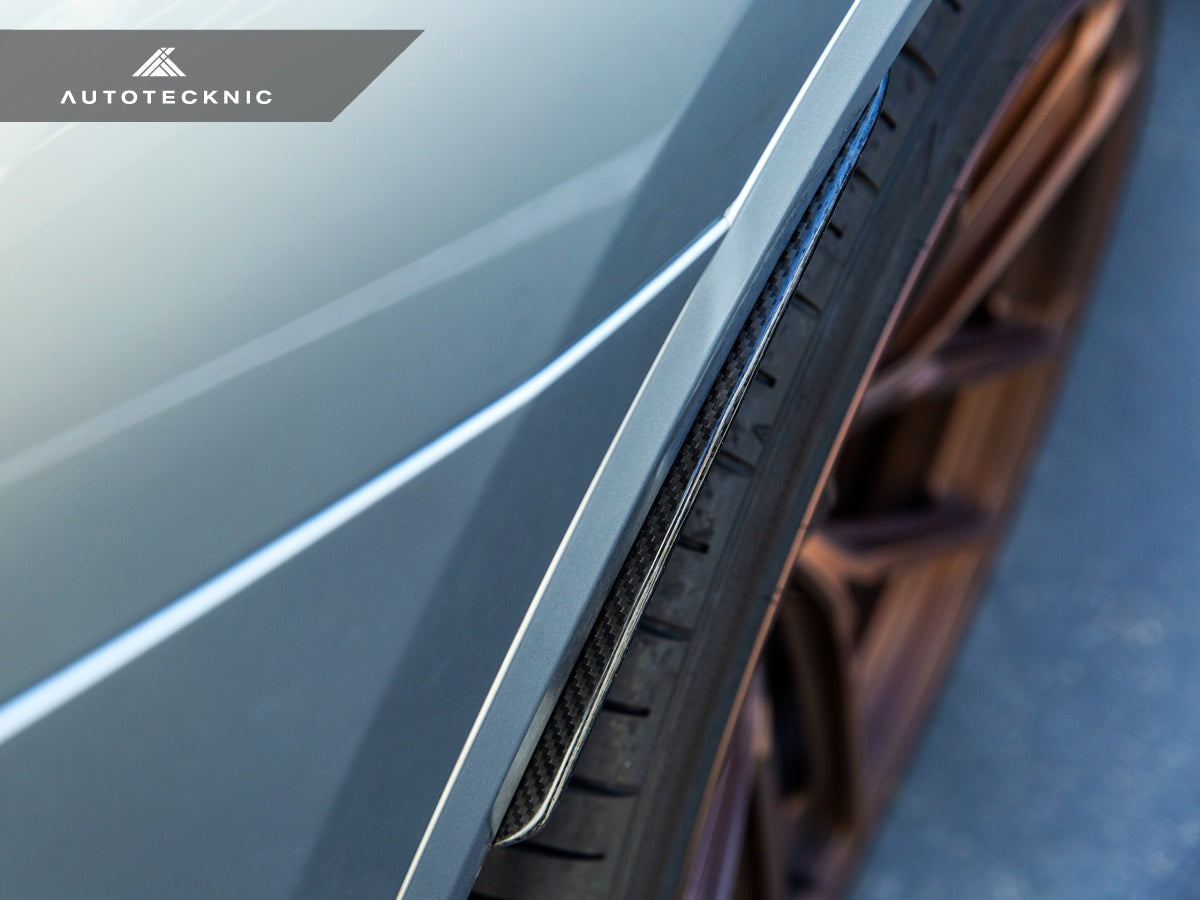 AutoTecknic Carbon Fiber Rear Splash Guards - F97 X3M | G01 X3 - Graveyard Performance