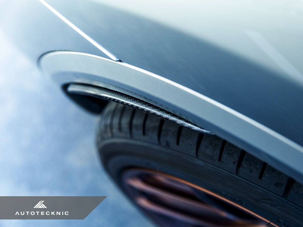 AutoTecknic Carbon Fiber Rear Splash Guards - F97 X3M | G01 X3 - Graveyard Performance