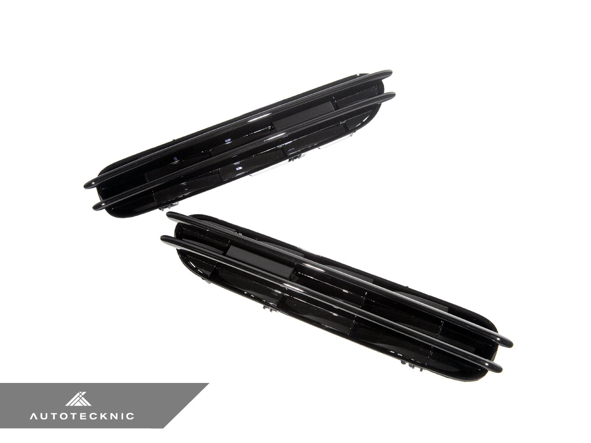 AutoTecknic Replacement Glazing Black Fender Gills - E60 M5 Sedan / E61 M5 Wagon - Graveyard Performance