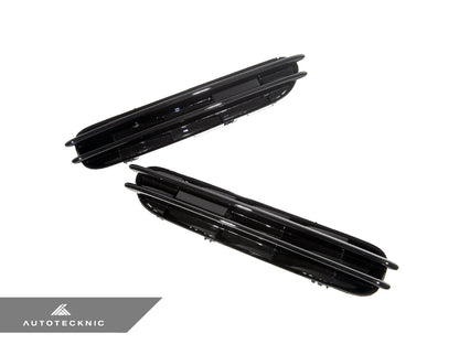 AutoTecknic Replacement Glazing Black Fender Gills - E60 M5 Sedan / E61 M5 Wagon - Graveyard Performance