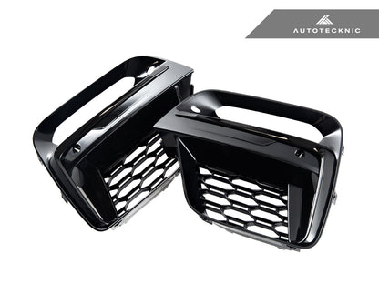 AutoTecknic Gloss Black Lower Grille Trim Set - G01 X3 | G02 X4 M40I Pre-LCI - Graveyard Performance