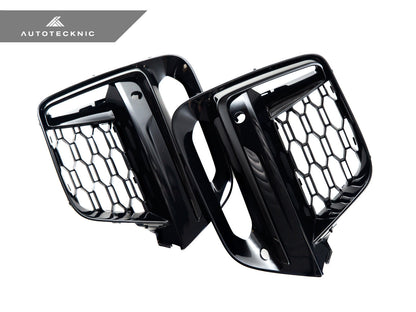 AutoTecknic Gloss Black Lower Grille Trim Set - G01 X3 | G02 X4 M40I Pre-LCI - Graveyard Performance