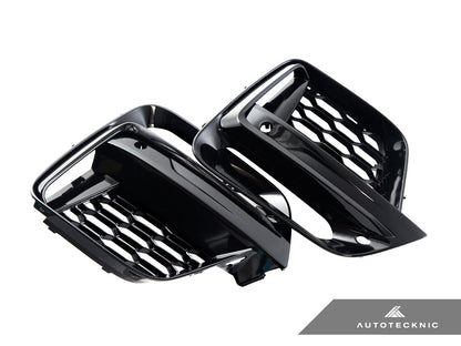 AutoTecknic Gloss Black Lower Grille Trim Set - G01 X3 | G02 X4 M40I Pre-LCI - Graveyard Performance