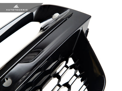 AutoTecknic Gloss Black Lower Grille Trim Set - G01 X3 | G02 X4 M40I Pre-LCI - Graveyard Performance