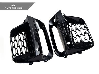 AutoTecknic Gloss Black Lower Grille Trim Set - G01 X3 | G02 X4 M40I Pre-LCI - Graveyard Performance