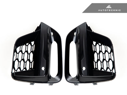 AutoTecknic Gloss Black Lower Grille Trim Set - G01 X3 | G02 X4 M40I Pre-LCI - Graveyard Performance