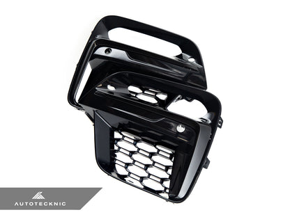 AutoTecknic Gloss Black Lower Grille Trim Set - G01 X3 | G02 X4 M40I Pre-LCI - Graveyard Performance