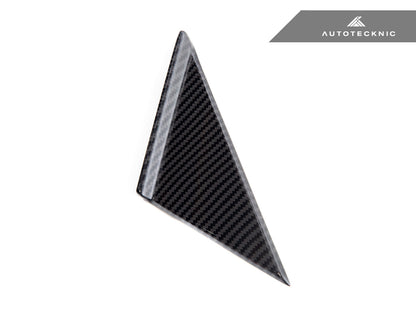 AutoTecknic Version III Dry Carbon Side Mirror Wind Deflector Set - A90 Supra 2020-Up - Graveyard Performance