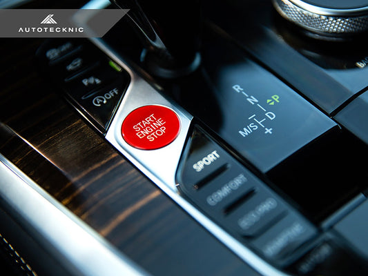 AutoTecknic Red Start Stop Button - G05 X5 | G06 X6 | G07 X7