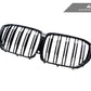 AutoTecknic Painted Dual-Slat Glazing Black Front Grille - G05 X5