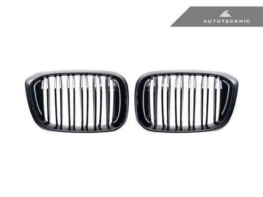 AutoTecknic Dual-Slats Gloss Black Front Grille Set - G01 X3 | G02 X4 Pre-LCI - Graveyard Performance