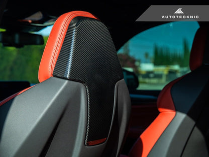 AutoTecknic Dry Carbon Seat Back Cover Set - F97 X3M | F98 X4M - Graveyard Performance