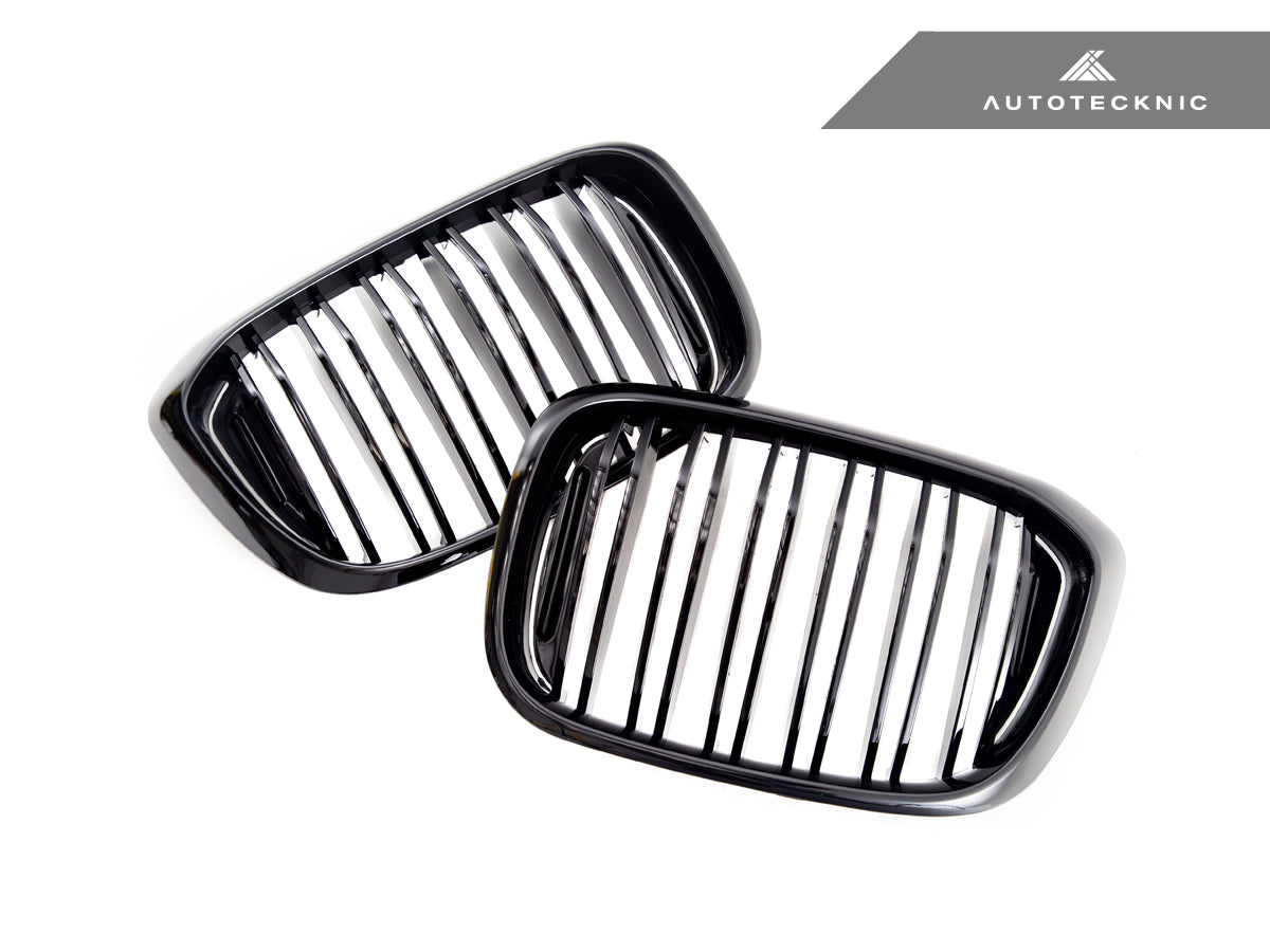 AutoTecknic Dual-Slats Gloss Black Front Grille Set - G01 X3 | G02 X4 Pre-LCI - Graveyard Performance