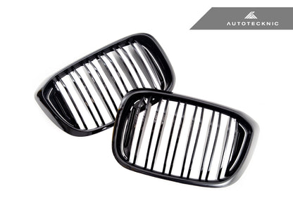 AutoTecknic Dual-Slats Gloss Black Front Grille Set - G01 X3 | G02 X4 Pre-LCI - Graveyard Performance