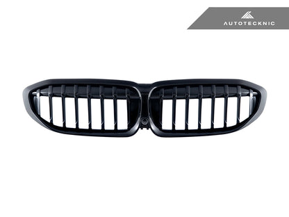 AutoTecknic Painted Glazing Black Front Grille - G20 3-Series Pre-LCI - Graveyard Performance